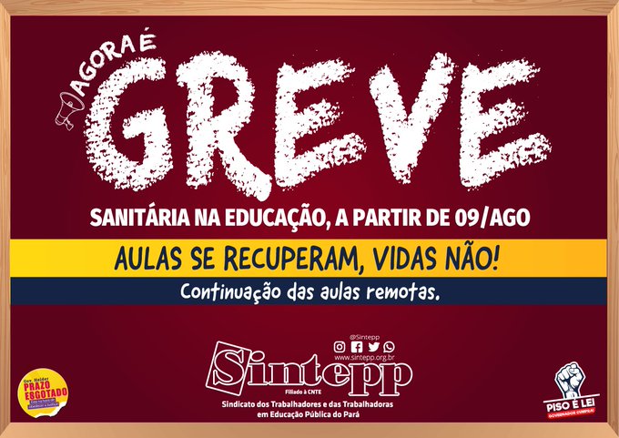 Vídeo: greve professores exigem a continuação das aulas remotas
