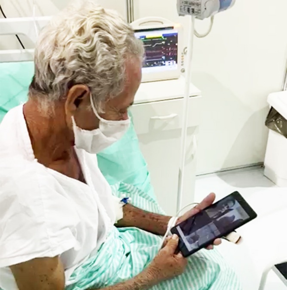 Hospital de Campanha de Parauapebas usa tablets para humanizar atendimento