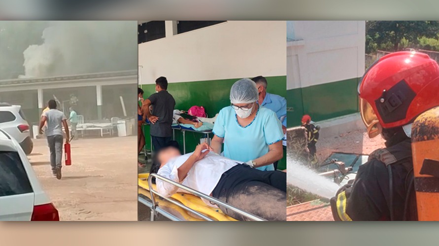 Gerador causa incêndio no Hospital Municipal de Marabá