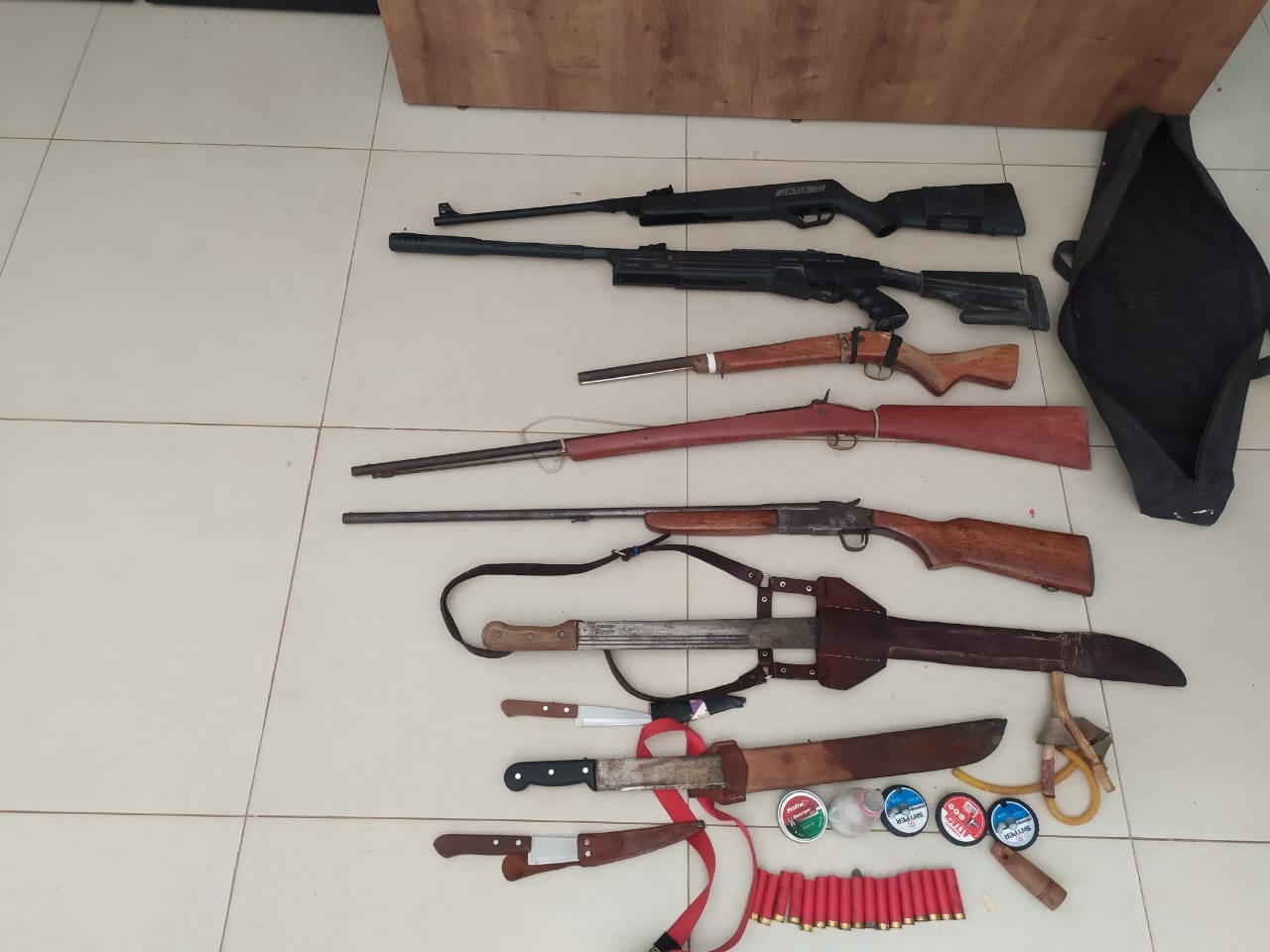 Parauapebas: Pescadores mantinham armas ilegais e foram parar na Polícia Civil