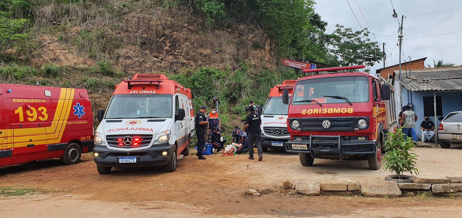 Simulado de deslizamento treina equipes e orienta comunidade para enfrentamento a desastres