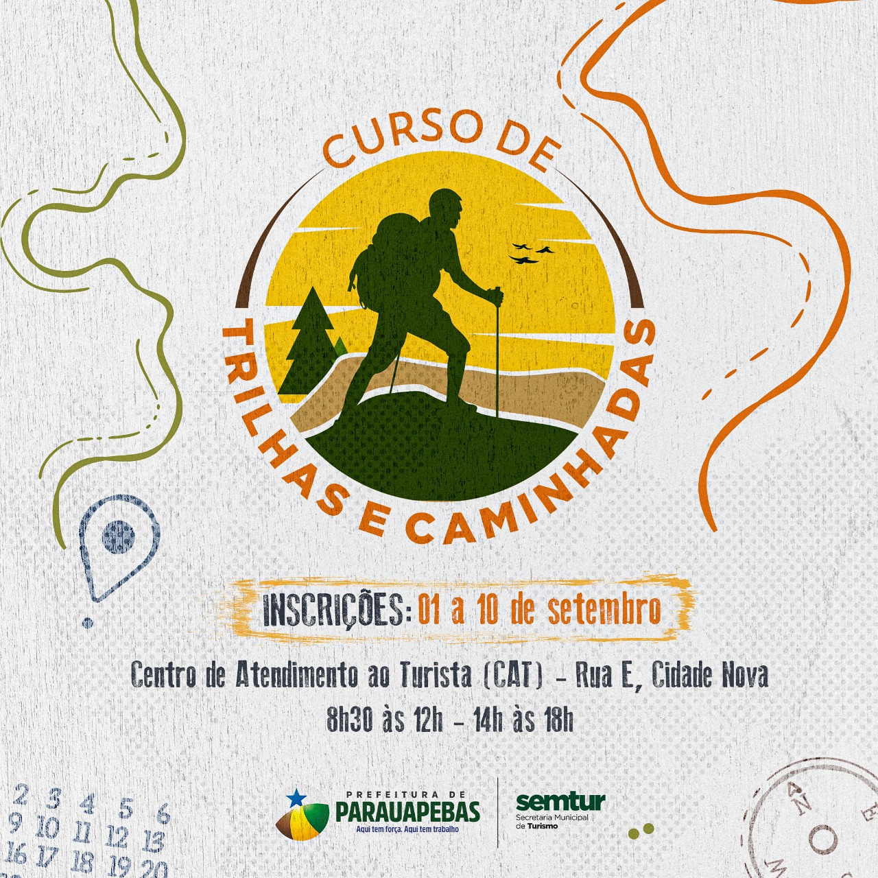 Estão abertas as inscrições para o curso de Trilhas e Caminhadas