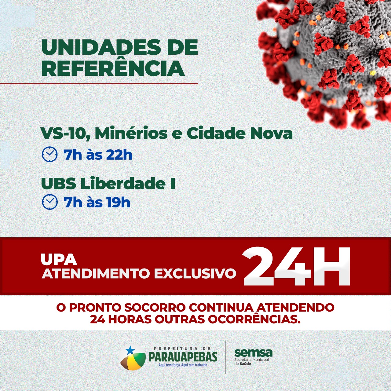 Semsa divulga novas medidas de ampliação para atendimento à pacientes com síndrome gripal