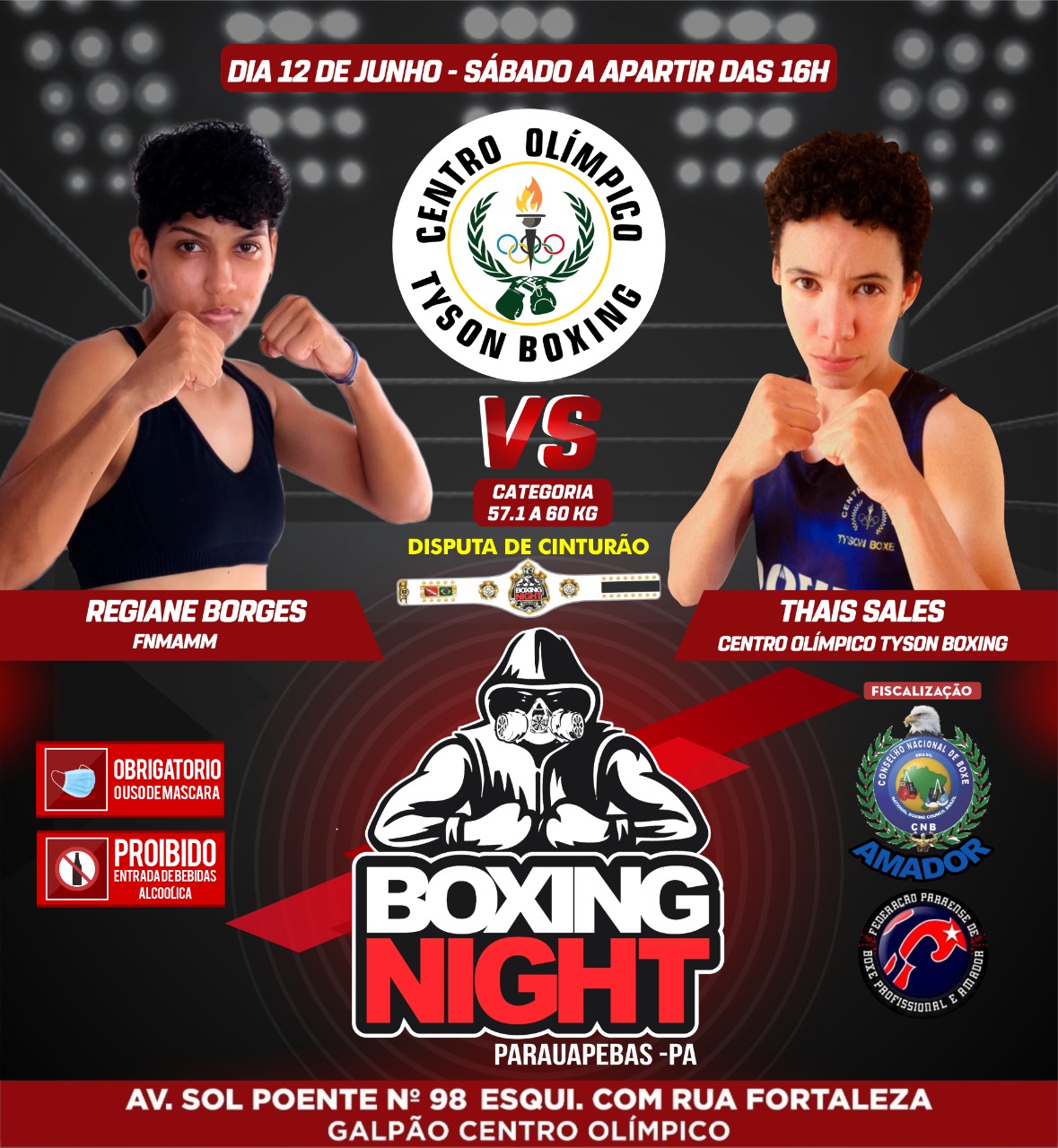 Boxing Night, primeiro grande evento de boxe da história de Parauapebas