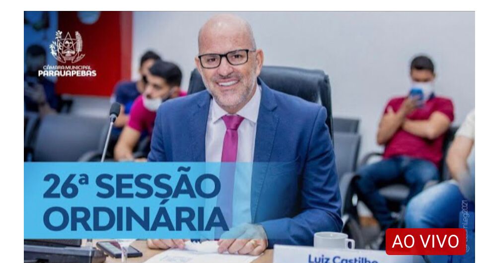 Sessão ordinária da Câmara Municipal de Parauapebas desta terça-feira (08)