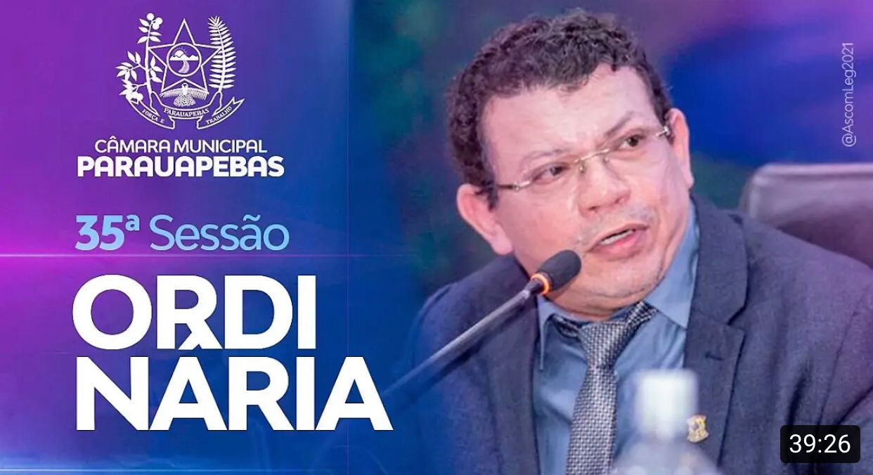 Sessão ordinária da Câmara Municipal de Parauapebas