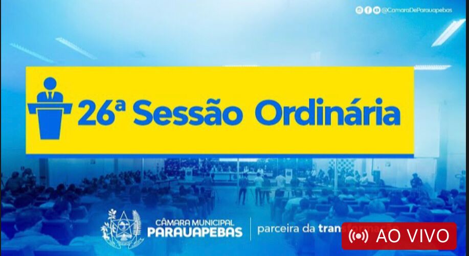 Sessão ordinária da Câmara Municipal de Parauapebas