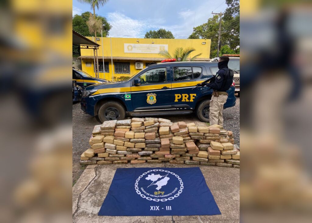 PRF prende motorista que transportava 300 quilos de maconha em caminhão no Pará