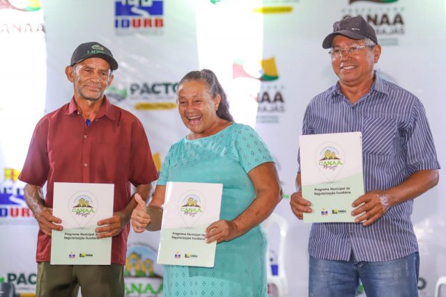 Canaã dos Carajás: Idurb entrega de mais 62 títulos de regularização fundiária gratuitos neste sábado