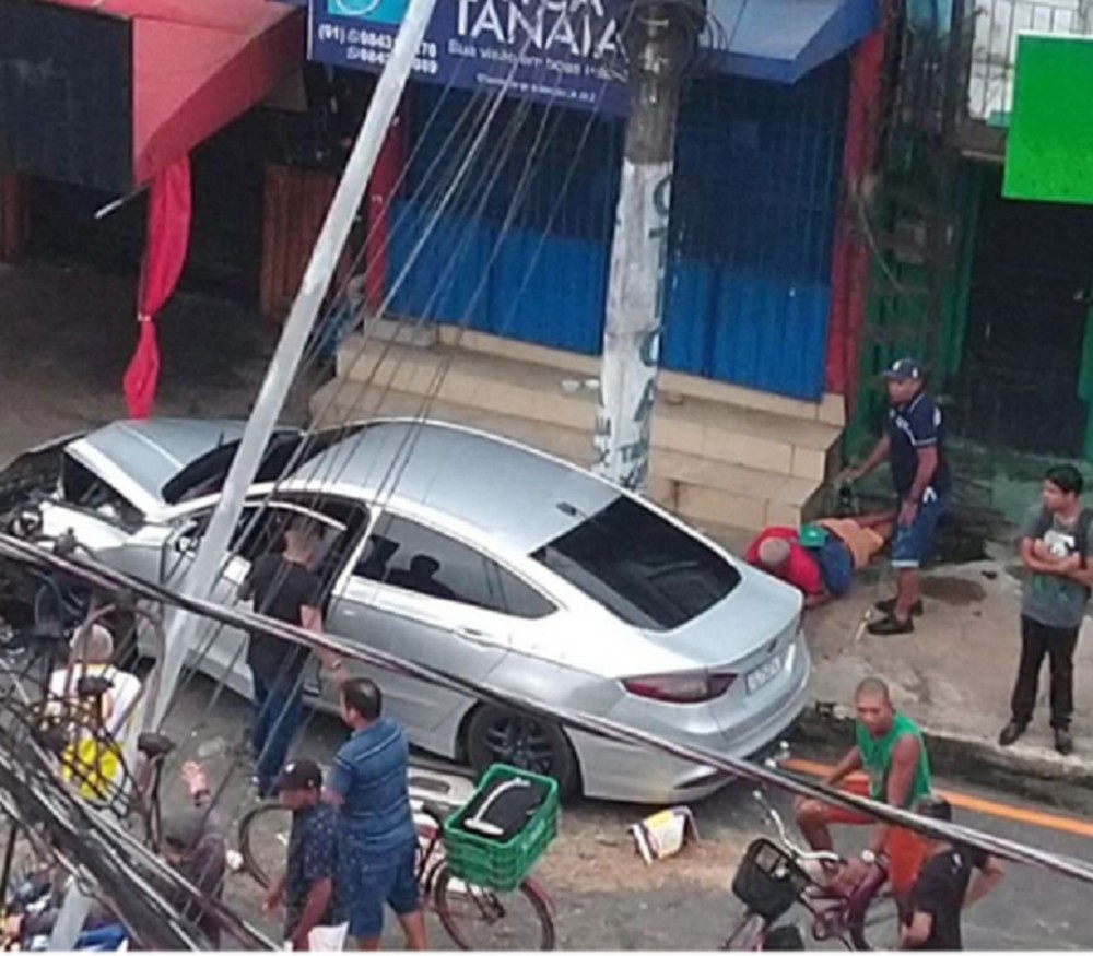 PM atropela idoso e se mata em seguida, no bairro do Guamá, em Belém