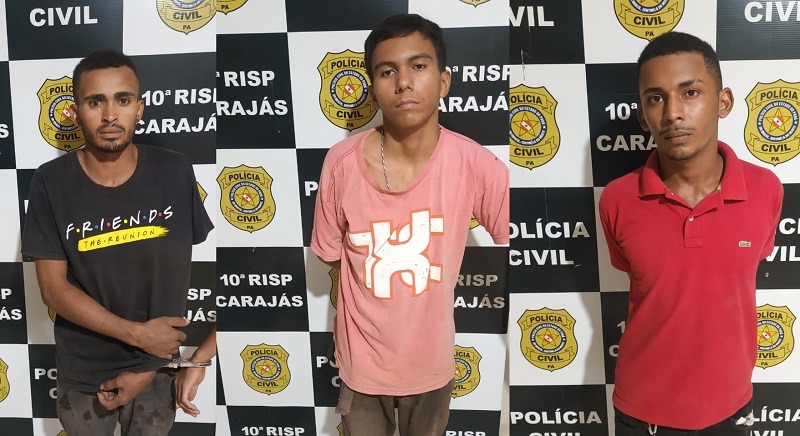 Trio é preso por serem pegos furtando uma loja em Marabá