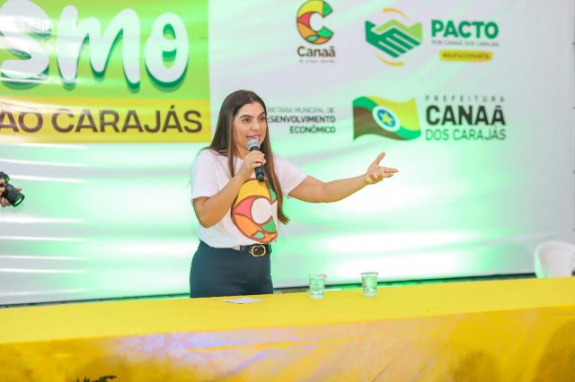 Prefeita Josemira Gadelha palestra sobre a experiência canaense em eventos globais da mineração