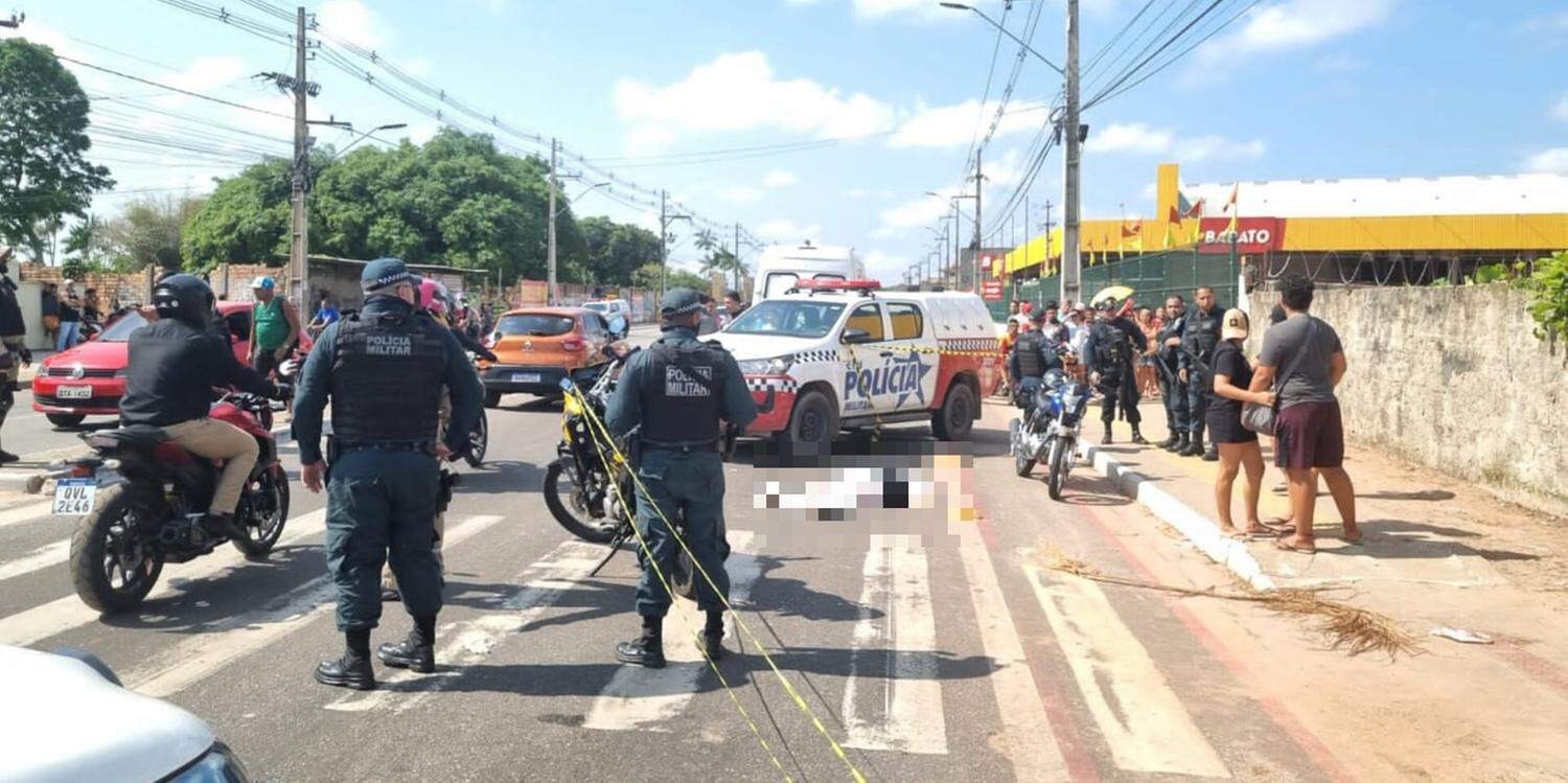 Mulher morre atropelada por motocicleta, em Belém