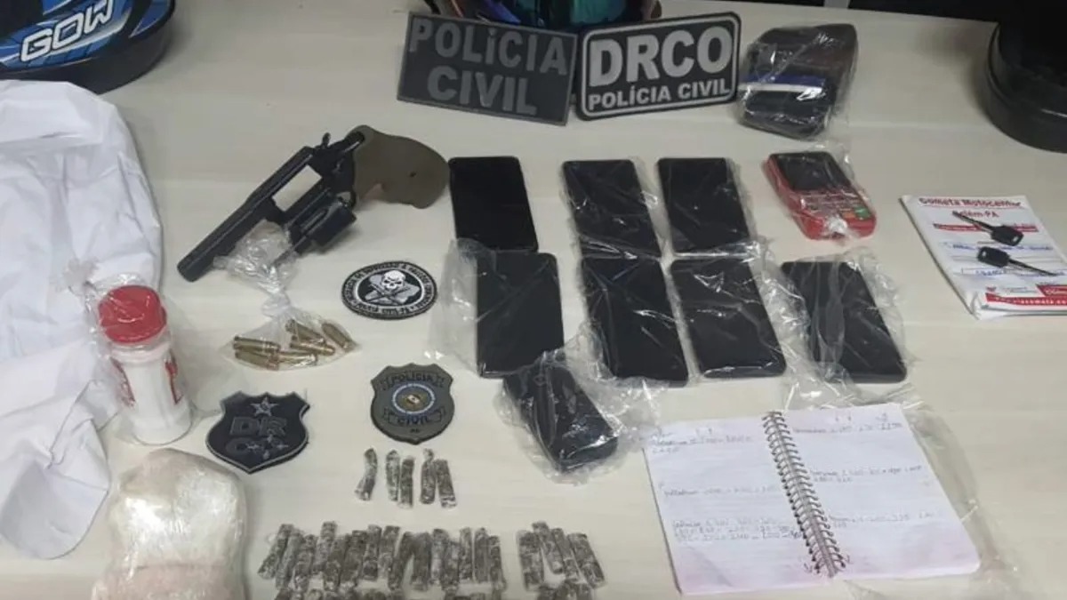 Belém: Trio especialista em roubo e tráfico é preso