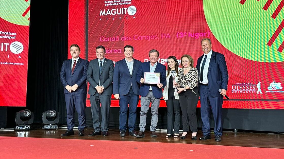 Parauapebas recebe o Prêmio Maguito Vilela da Fundação Ulysses Guimarães pelas ações do Prosap