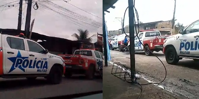 Homem morre durante intervenção policial