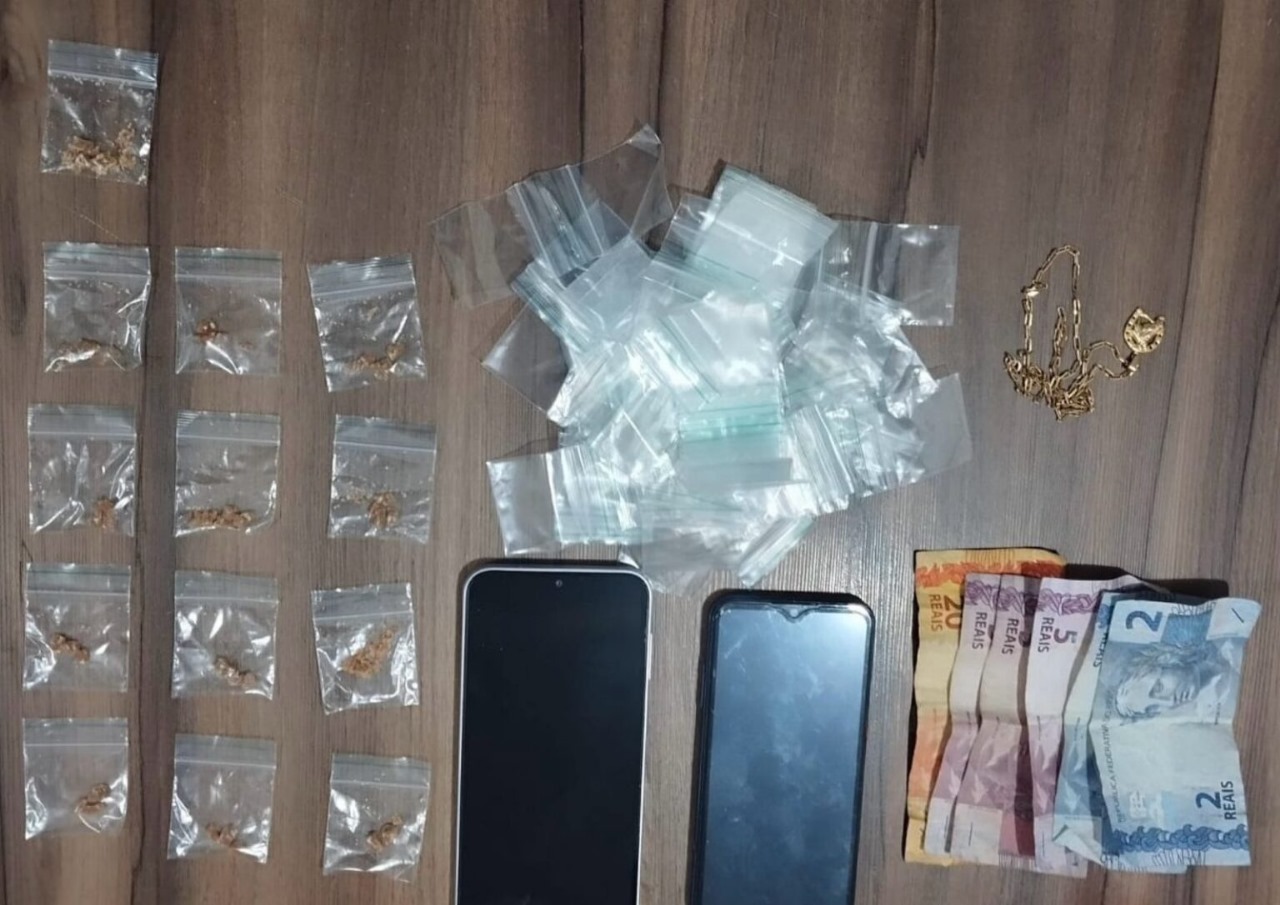 Trio é preso com drogas em Parauapebas