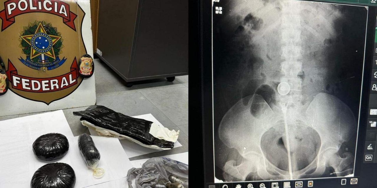 Mãe e filha são presas com drogas pelo corpo antes de embarcarem em voo