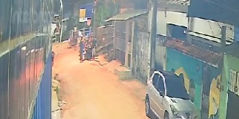 Câmera de segurança registra atentado que matou sargento na Terra Firme