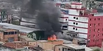 Em Belém, Incêndio atinge casa no bairro da Pedreira