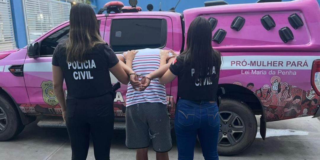 Homem é preso após agredir mulher, em Marabá
