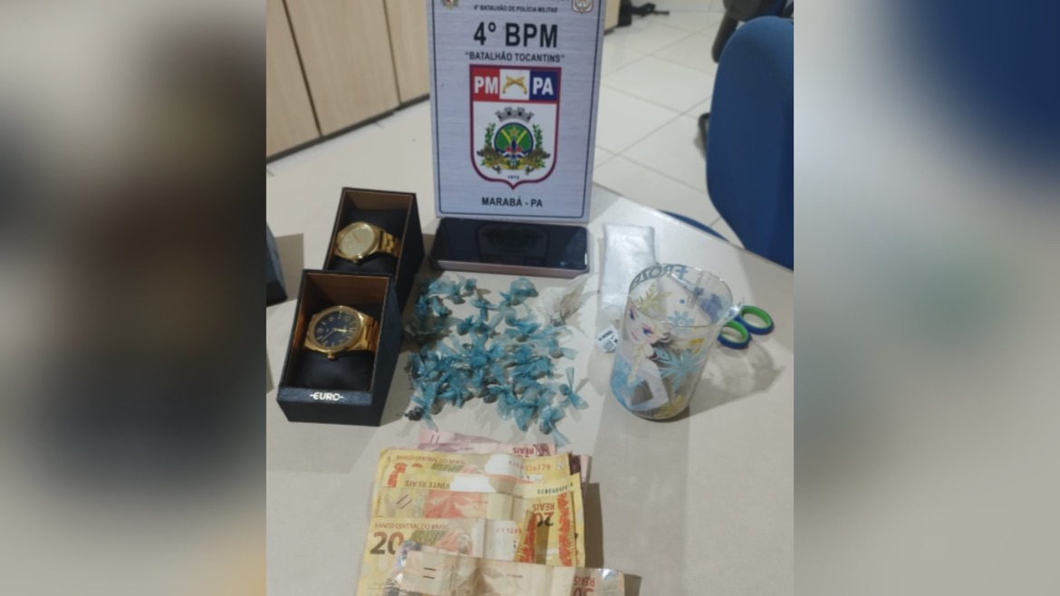 Polícia prende mulher com 49 porções de crack em Marabá