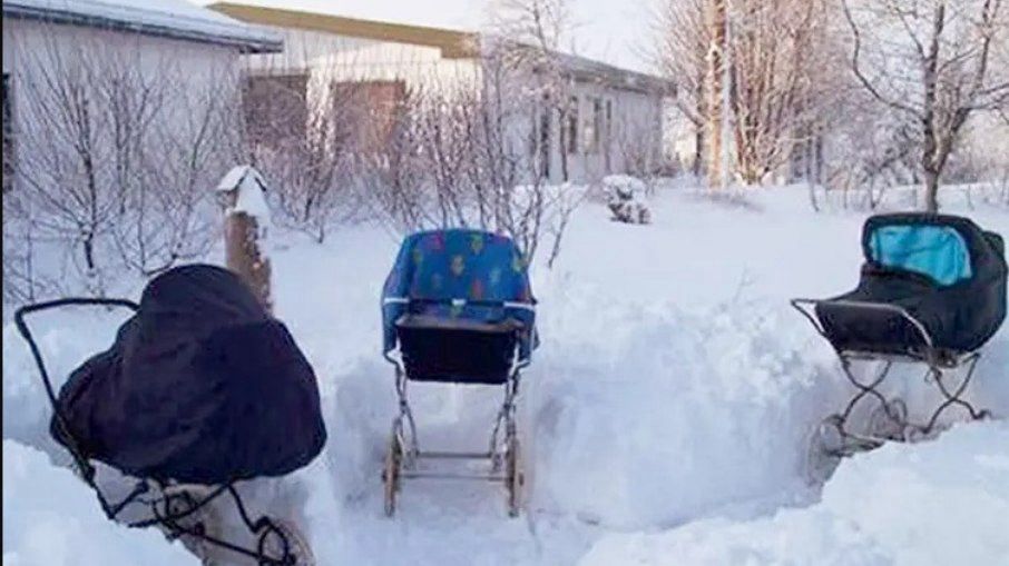 Escandinavos colocam recém-nascidos abaixo de 0º C