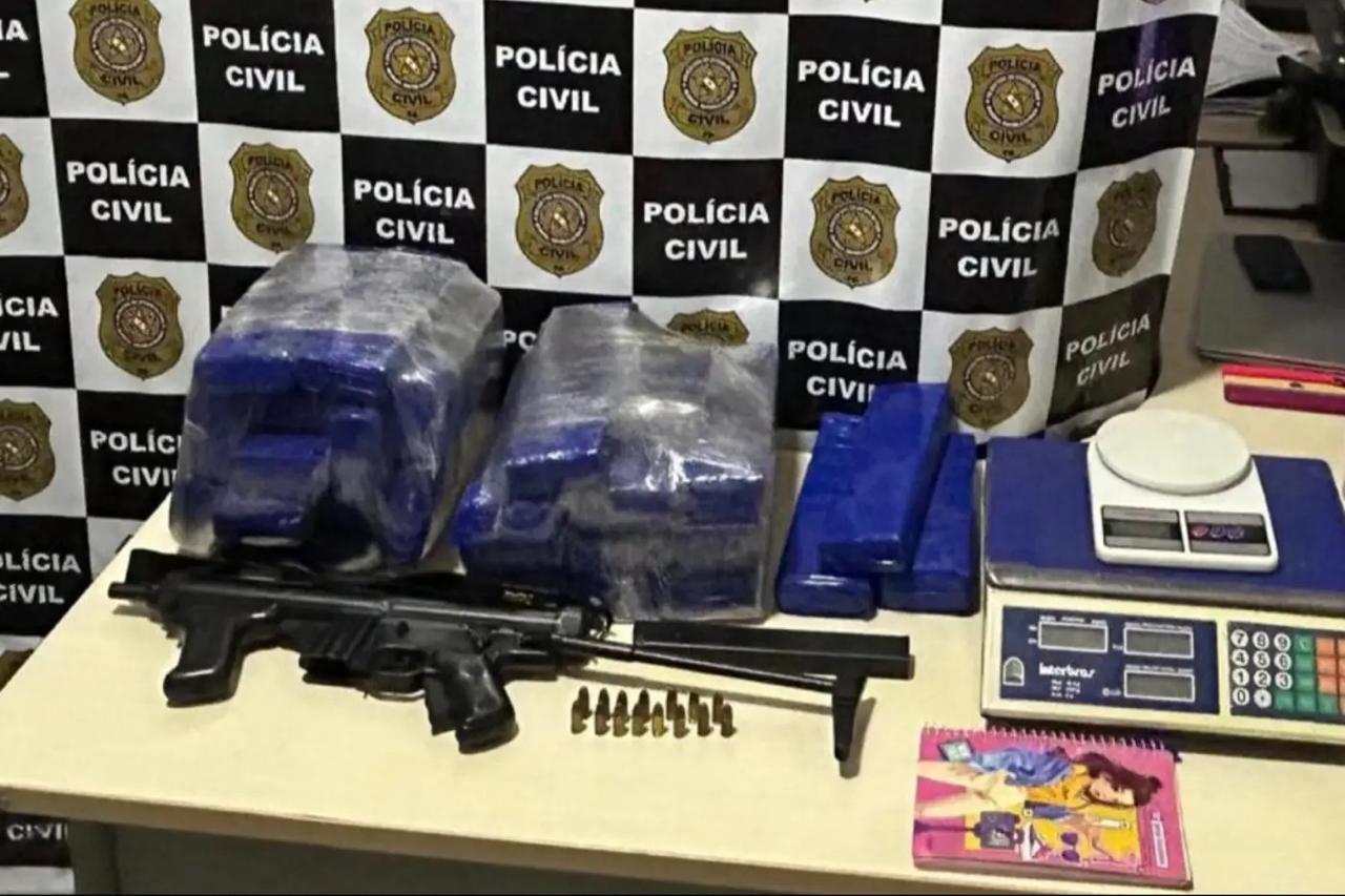 PC prende casal em flagrante com quase 20 kg de drogas