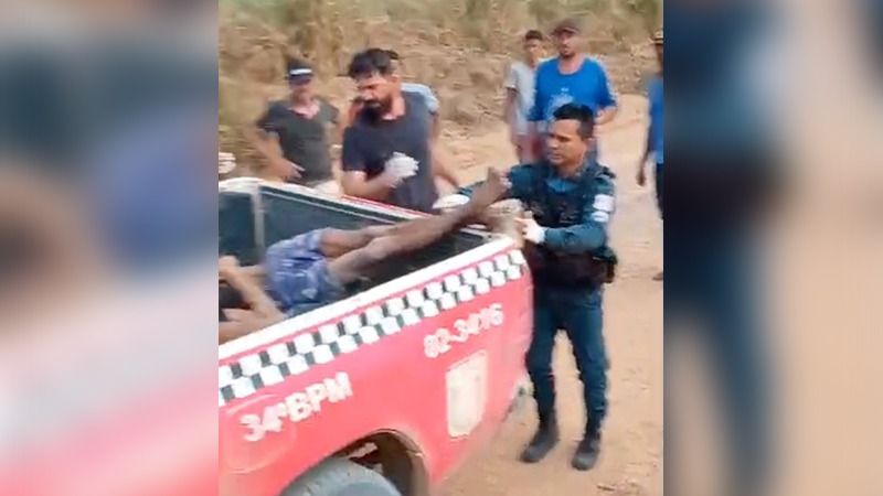 Casal suspeito de assaltar idoso é espancado e mulher morre