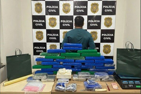 Parauapebas: Polícia Civil apreende 40 kg de drogas e prende suspeito