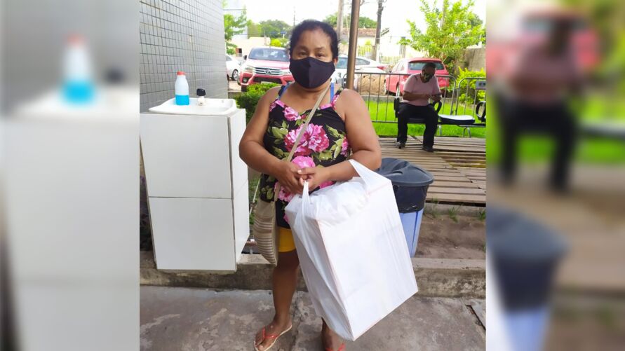Mulher leva pé do marido em sacola à delegacia em Santarém