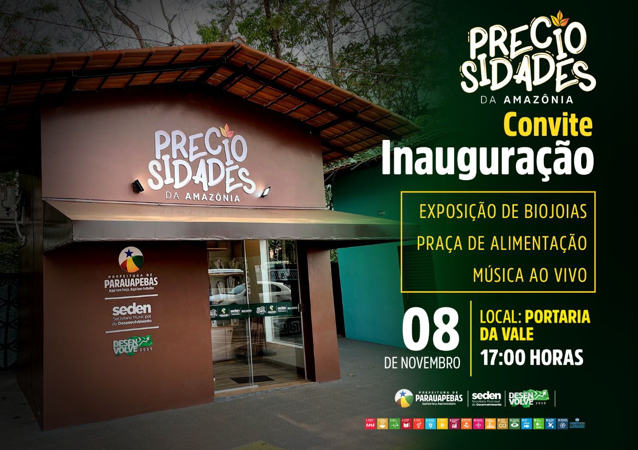 Prefeitura inaugura quiosque para artesãs de biojoias de Parauapebas