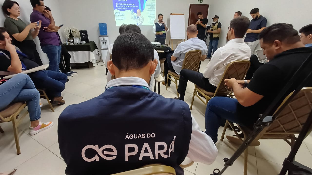Coletiva de imprensa apresenta estratégias de atuação do grupo Aegea no abastecimento de água em Parauapebas