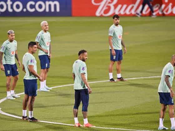 Tite libera mais de 20 minutos do treino da seleção brasileira