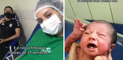 Bebê nasce com dois dentes e chama a atenção de todos