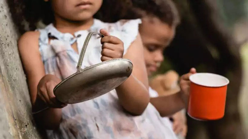 Fome ronda 1 a cada 3 lares com crianças de 10 anos no país