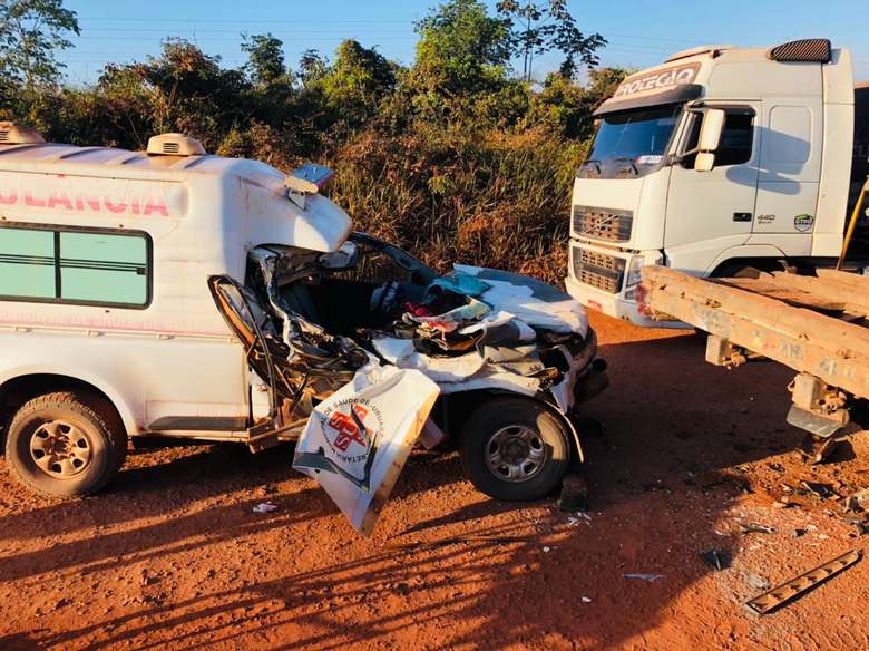 Após acidente com ambulância paciente vem a óbito