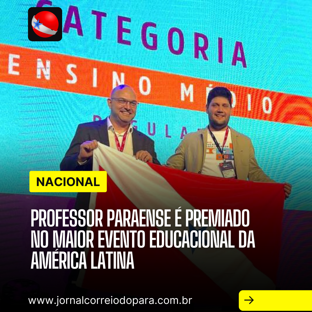 Professor paraense é premiado no maior evento educacional da América Latina