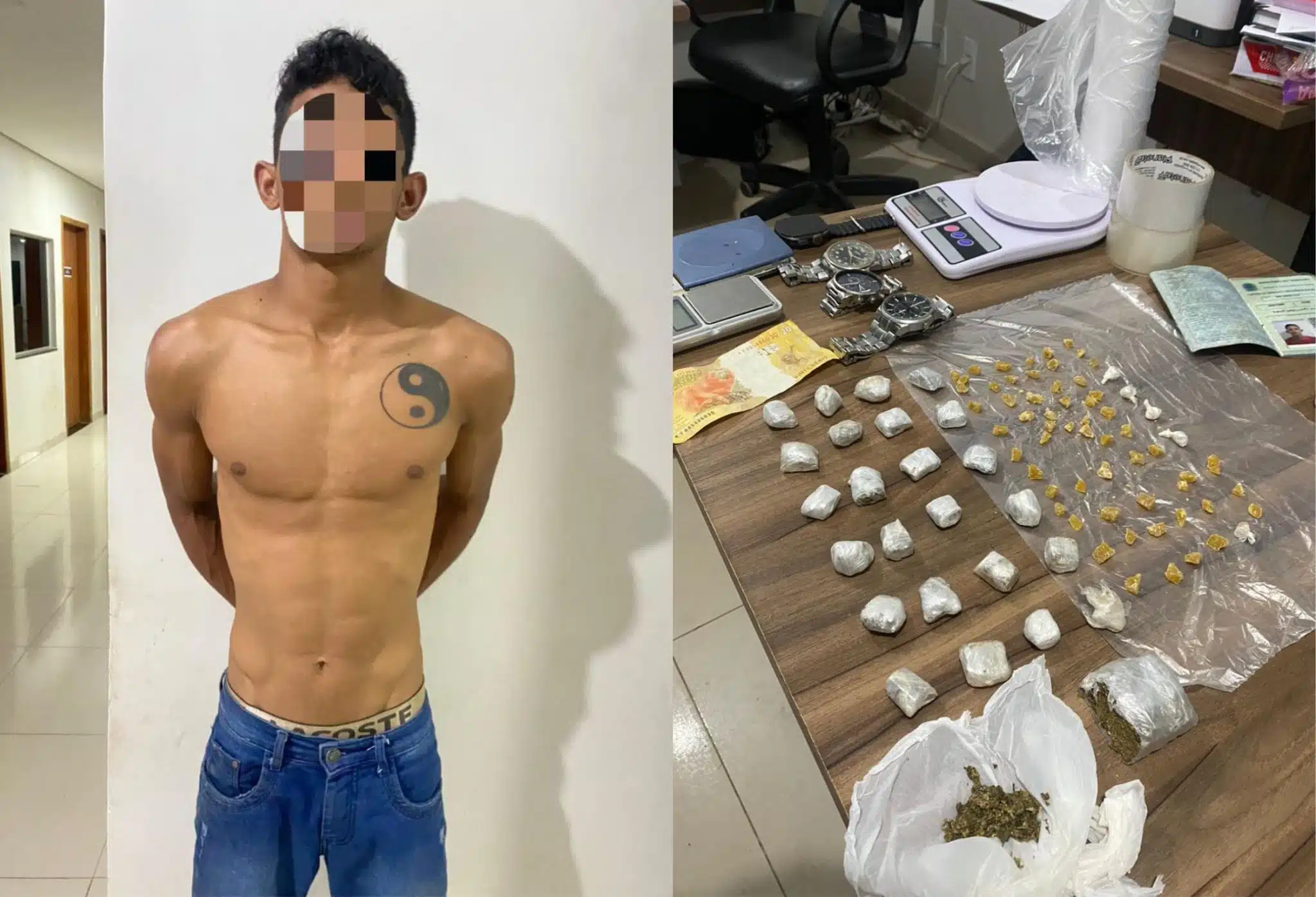 Parauapebas: Acusado por tráfico de entorpecentes, homem vai parar no xilindró