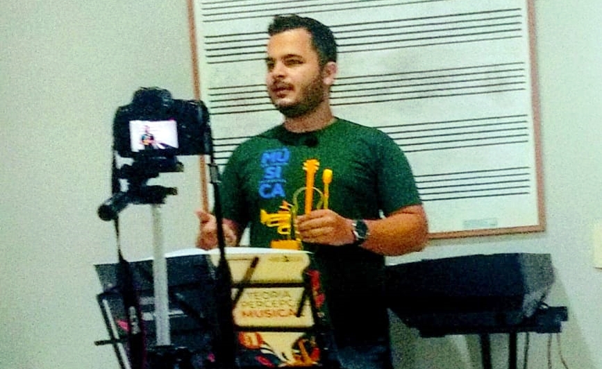 Escola de Música de Parauapebas vai oferecer videoaulas para os alunos