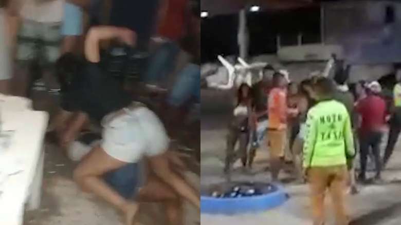 Vídeo: mulheres brigam durante festa