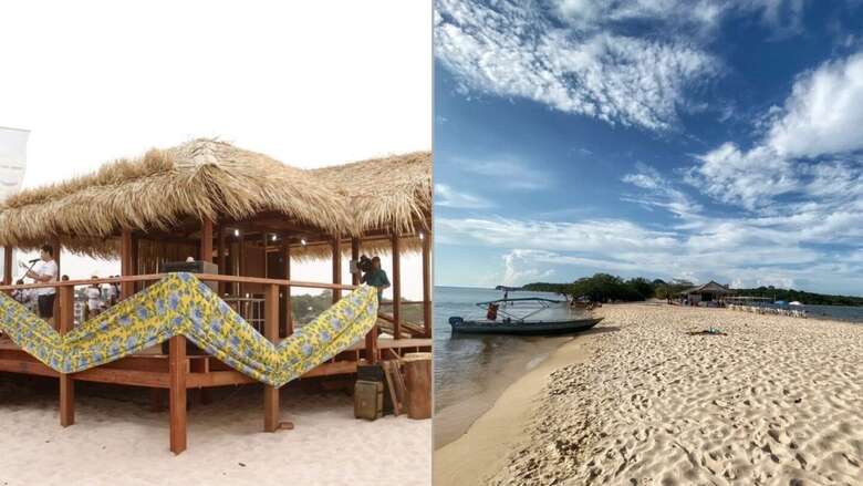 Barraca avaliada em R$ 50 mil desaparece de ilha em Alter do Chão