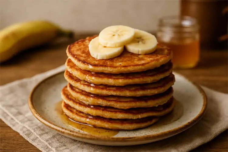 Panqueca de Banana com 3 Ingredientes