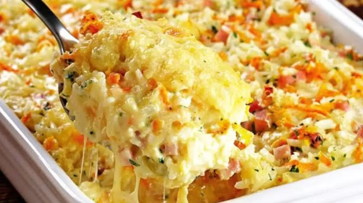 Receita de Arroz de Forno Cremoso