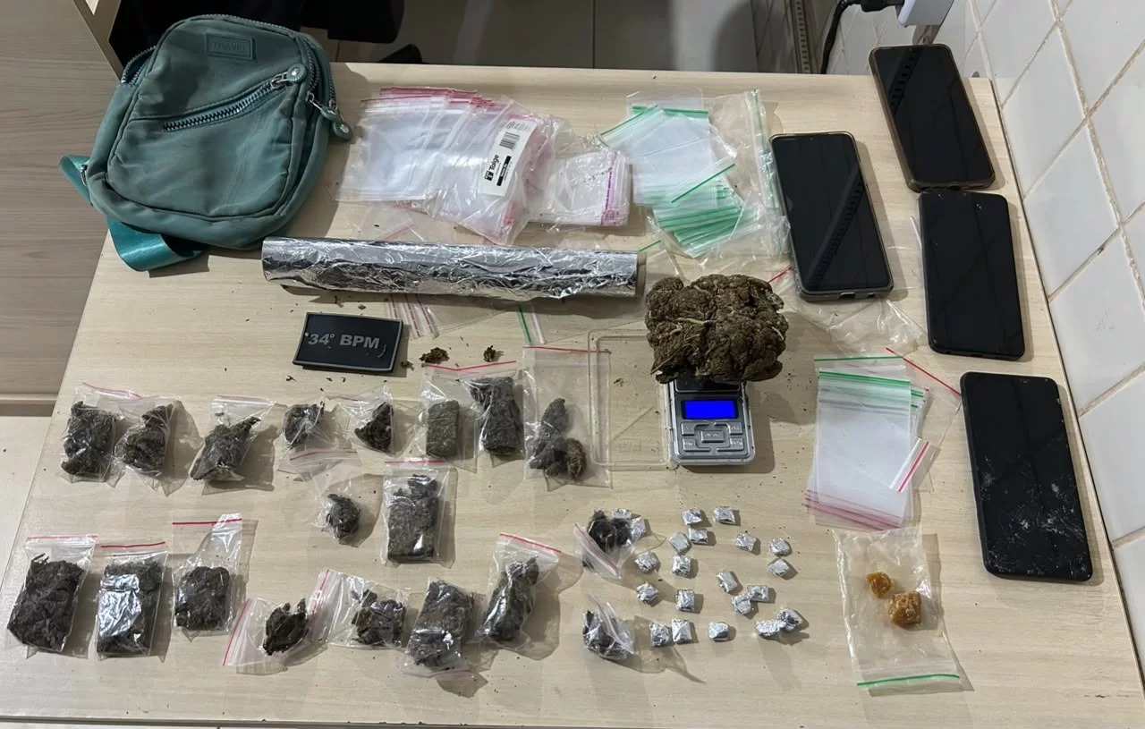 Operação da PM em Marabá prende quatro suspeitos por tráfico de drogas e corrupção ativa