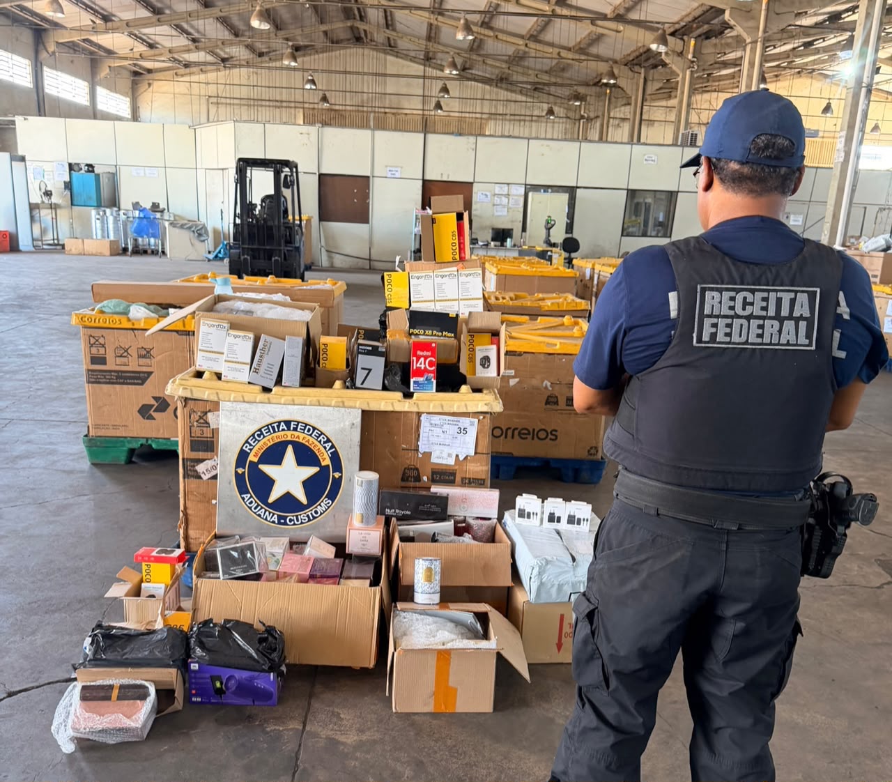 Receita Federal apreende cerca de R$ 100 mil em mercadorias durante fiscalização em Marabá