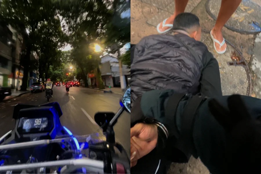 Motociclista é preso após perseguição pelas ruas do centro de Belém