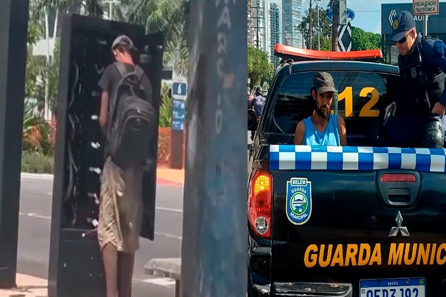 Homem é preso suspeito de furtar fios de cobre de estrutura em Belém