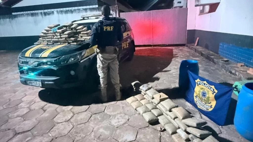 PRF apreende mais de 135 kg de skunk escondidos em caminhonete na BR-230