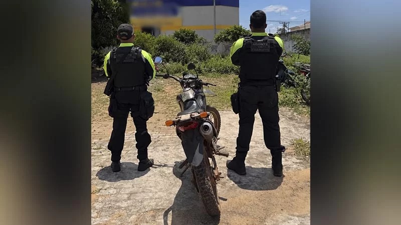 Motocicleta com suspeita de adulteração é apreendida em Itupiranga